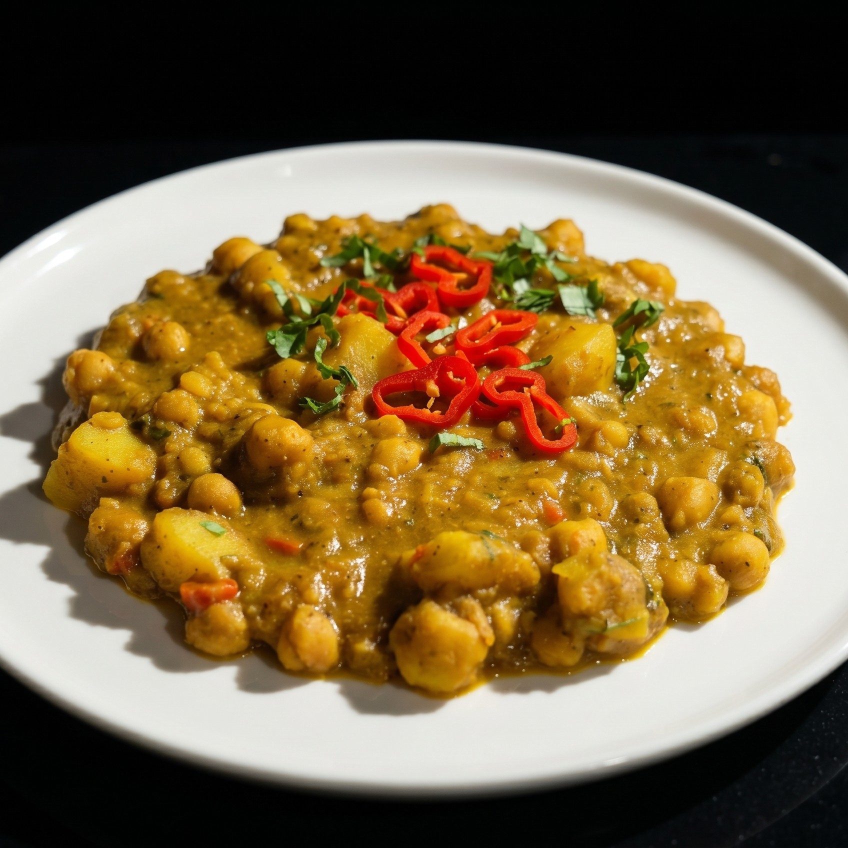 Curry Potato & Channa.
